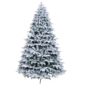 1.2/1.5/1.8 M vysoký stupeň umelý sneh zhutnené hrnú strom PVC & PE hybridné automatické strom Vianočný strom vianočný darček
