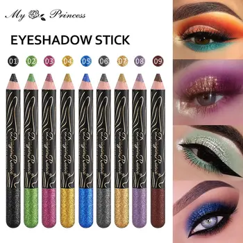 12 Farbu, Lesk Eyeshadow Ceruzka Očné Tiene Stick Priadky Pero Dlhotrvajúci Nepremokavé Kozmetických Výrobkov Pre Ženy Roztomilý Make-Up