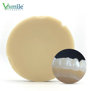 2 ks Zubná Viacvrstvových PMMA Kompatibilný s Zirkonzahn CADCAM Frézovanie Systém pre Zubný Technik Pomocou
