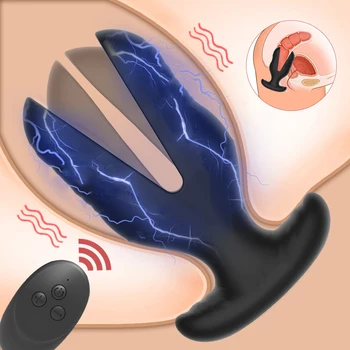 Análny Expander Plug Sexuálne Hračky pre Ženy Elektrickým Prúdom Vibrátor Prostaty Masér pre Mužov, Diaľkové Ovládanie Riti Stimulácii Sexuálnych Hračiek