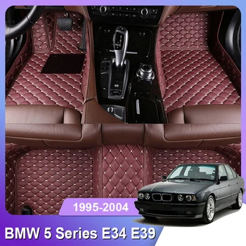 Custom Fit Auto Rohože pre BMW 5 Series E34 E39 Doplnky Interiéru ECO Hustý Koberec Prispôsobiť na Ľavej a Pravej Jednotky