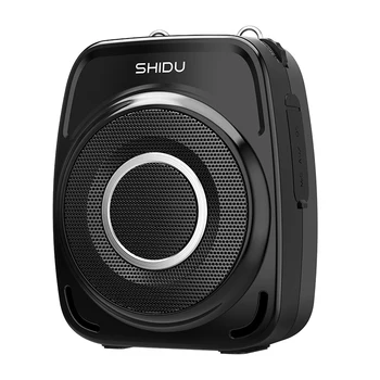 S93 SHIDU Novo Spustenie Nabíjateľná UHF Bezdrôtový Headset Mikrofón Bluetooth Reproduktor hlasová zosilňovač, FM Rádio, Hlasový Zosilňovač