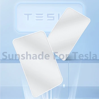 Slnečník Predné, Zadné, strešné okno čelné Sklo Blok UV Lúče Vychladnúť Sklenené strešné okno Strešný Tieňovanie Pre Tesla Model 3 2017-2023 Model Y
