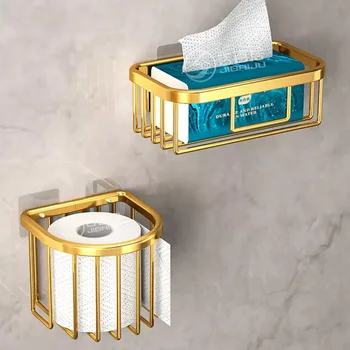 Tkanivo box vešiak, toaletný papier zásuvky, toaletný papier rolka, skladovanie a úložný stojan toaletného papiera držiak papiera držiak na uterák