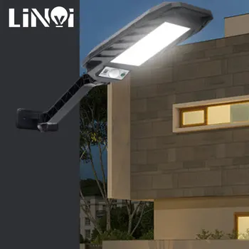 Vonkajšie LED Solárne Nástenné Svietidlo Supersvietivé Solárny Senzor Svetiel IP65 Nepremokavé Vonkajšie Bezpečnostné Osvetlenie na Dvore Garáž