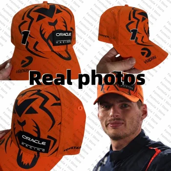 Vysoká Kvalita Oficiálnej Stránke Červená Farba Bull F1 Racing Team Orange Lev Ovládač Spp 2023 Max Verstapen Spp Klobúk Formula 1 Sun Hat