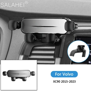Závažnosť Auto, Mobilný Telefón Držiak Na Volvo XC90 2015-2023 Auto Air Vent Snap-Stojan na GPS Navigácie Držiak Interiérové Doplnky
