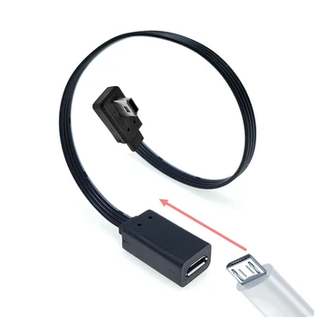 0,1 M Micro USB Samicu na Mini USB Konektor Konektor Adaptéra Converter Adaptér pre Mobilné Telefóny, MP3 10 cm 20 cm