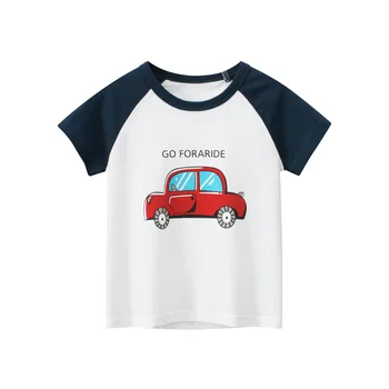 1-9T Autá Print T Shirt Chlapcov Letné Top Batoľa, Dieťa Tričko Baby Chlapci Oblečenie Krátky Rukáv T Shirt Infant Detské Tričko Oblečenie