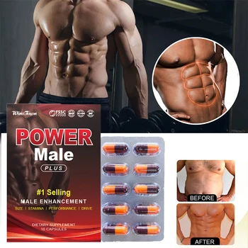 1 box MOC MALE PLUS PRÍSLUŠENSTVO kapsule pre mužskú silu, vytrvalosť a dynamický výkon, zdravie, potraviny