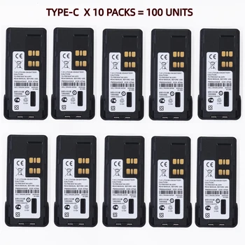 100KS 7.4 V 3000mAh Non-Im-pres Li-Ion Batérie Typu C pre Motorola XiR P8668 8660 8668i GP328D pre PMNN4409 PMNN4407 PMNN4493