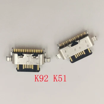 10Pcs Nabíjačku USB Nabíjací Dok Port Konektor Jack Zástrčky Typ C Kontakt Pre LG K50S K51S K92 K51 LMQ630EAW K41S K61 Q630