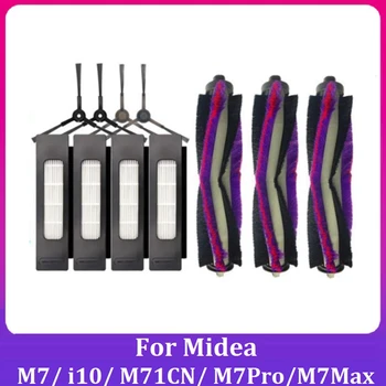 11Pcs Pre Midea M7/ I10/ M71CN/ M7pro/M7max Vysávač Hlavné Bočné Kefa HEPA Filter, Výmena