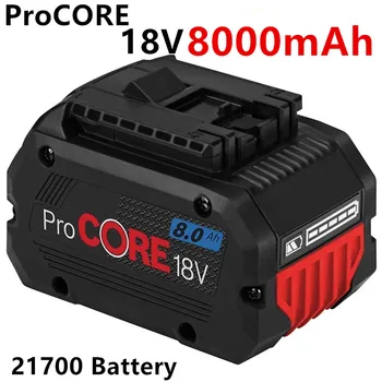 18V 8000mAh ProCORE Ersatz Batterie für Bosch 18V Professionelle Systém Bezdrôtový Werkzeuge BAT609 BAT618 GBA18V80 21700 Zelle