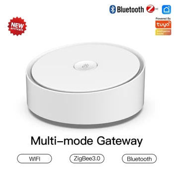 1PC Bluetooth Multi-mód Brány Smart Home Gateway ZigBee WIFI Bluetooth Oka Hub Práce Stabilnú Kontrolu 128 Bezdrôtové Zariadenia