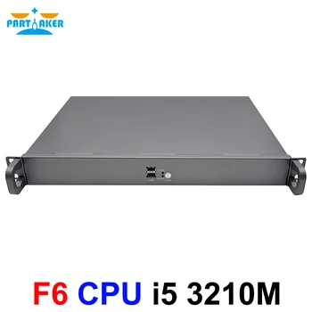 1U Rackmount Firewall PC Intel Core i5 3210M S 2 HD Lan VGA 6 COM Mäkké Router pfSense OPNsense Sieť VPN Security Appliance