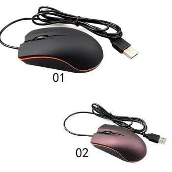 2/3/5 USB 2 0 Káblové Mini Roztomilý Hernej Myši Office Desktop Optical Počítač, Notebook, Anti-slip Myší