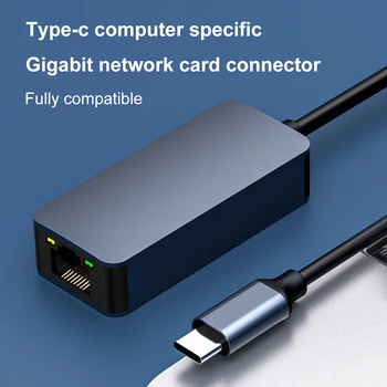 2,5 G USB Ethernet Adaptér 2500Mbps USB3.0/Type-C RJ45 Converter Vysoká Rýchlosť Jazdy Zdarma pre MacBook Pro2016/2017/2018/2019