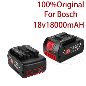 2021 18V 18000mah Nabíjateľná Batéria Pre Bosch 18V Záložnej Batérie 6.0 Prenosná Náhrada Za Bosch BAT609 Indikátor