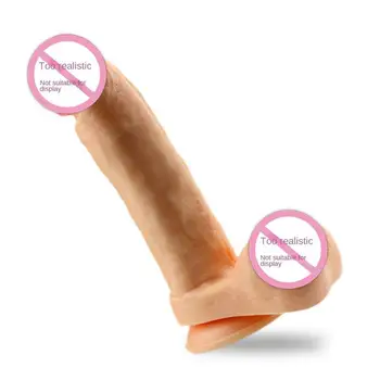 4.8 cm Priemer Realistický Penis Čiernej Kože umelé penisy Pre Ženy Lesbičky Veľké Falošné Dick Ženy, Masturbácia, Sex Nástroje Dospelých Produkt