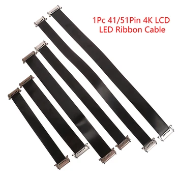 41/51Pin HDTV LCD LED Pásky Kábel 4K VBYONE FFC Obrazovke Flex Kábel Displeja Pripojenie Drôtu Dĺžka 20 cm/30 cm/40 cm
