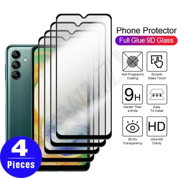 4Pcs screen protector Samsung Galaxy A04 A04E A04S Tvrdeného skla A12 A13 A14 A24 4G A34 A22 A23 A31 A32 A33 ochranný film