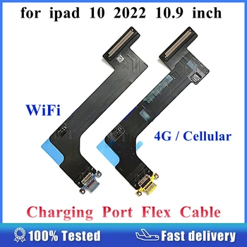 5 ks / Veľa pre iPad 10 2022 10.9 Palcový A2696 A2757 Nabíjanie Nabíjací Port Konektor Flex Kábel 4G WiFi Cellular Náhradné Diely