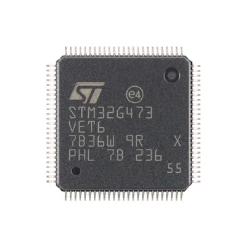 5 ks/Veľa STM32G473VET6 LQFP-100 RAMENO Mikroprocesory - MCU Prúdu Arm Cortex-M4 MCU 170MHz 512Kbytes Flash Matematika Accel,