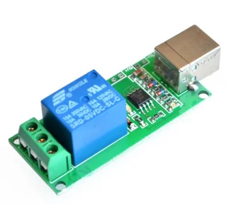 5V USB Relé 1 Kanál Programovateľný Počítač Ovládanie Inteligentných Domov