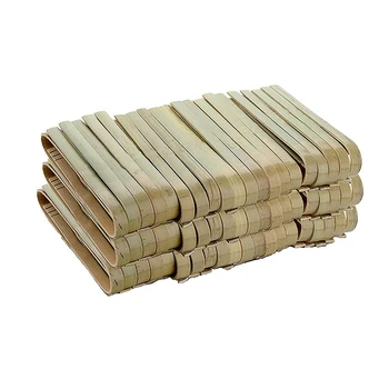 600 Pack Mini Bambusu Klieští, 4 Palcový Jednorazové Klieští, Eco-Friendly Mini Jednorazové Bambusu Nádoby Toast Klieští