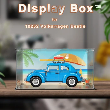 Akryl Display Box pre Lego 10252 Volkswagen Beetle Prachotesný Vymazať Zobrazenie Prípade (Lego Sada nie sú Zahrnuté）