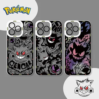 Anime Pokémon Jasné, Mäkké puzdro pre iPhone 14 Pro Max 13 12 Mini 11 Pro XR XS X 8 7 6 6 Plus SE 2020 Transparentné Silikónové Krytie