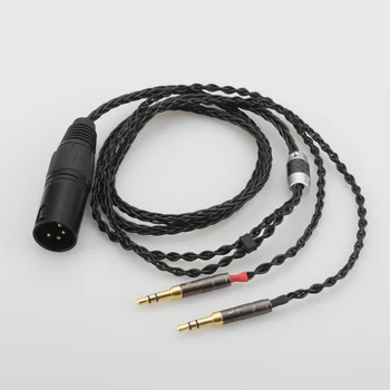 Audiocrast HIFI 4-pin XLR Vyvážený, Slúchadlá Upgrade Kábel pre Sundara Aventho hlavná elegia t1 t5p D7200 D600 D7100 MDR-Z7