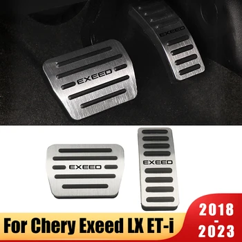 Auto Pedále vhodné Pre Chery Exeed LX Hybrid 2018 2019 2020 2021 2022 2023 Nohy Urýchľovač Paliva Brzdový Pedál Kryt Auto Príslušenstvo