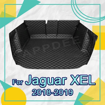 Auto Plné Pokrytie Kmeňa Mat Jaguar XEL 2018 2019 kufra Auta Kryt Pad Cargo Líniové Interiéru Chránič Príslušenstvo
