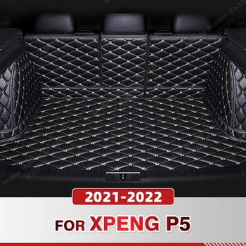 Auto Plné Pokrytie Kmeňa Mat Pre XPENG P5 2021 2022 kufra Auta Kryt Pad Cargo Líniové Interiéru Chránič Príslušenstvo