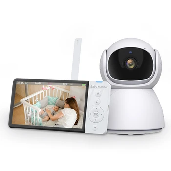 Baby Monitor 5.0 Inch Bezdrôtový Video Č WiFi Č APP Sťahovanie IPS Displej s Opatrovateľka PTZ Kamera 2-way Audio VOX Marieli ABM700