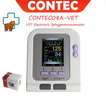 CONTEC08A-VET Zvierat Krvný Tlak Detektor Môže Byť Vybavený Kyslíka v Krvi, Funkcie, Sonda A Manžeta Z Rôznych Veľkostiach
