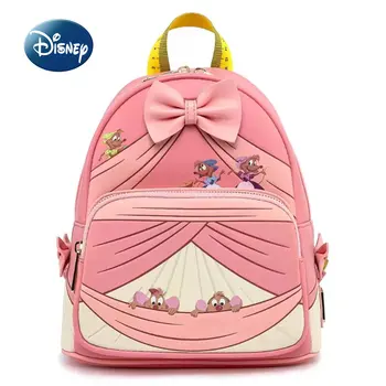 Disney Popoluška 2023 Nový Batoh, Luxusné Značky Mini Žien Batoh pre Voľný čas Kvalitný Cartoon Módne Dievča, Školské tašky