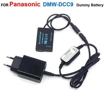 DMW-DCC9 BLD10 BLD10E Falošné Batéria+USB, C Napájací Kábel+PD Nabíjací Adaptér Pre Lumix DMC-GX1 DMC GF2 G3 G3K G3R G3T G3W GF2CR GF2CW