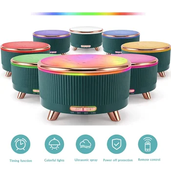 Elektrické Aróma Difuzér, Ultrazvukový Zvlhčovač Vzduchu Čistička s 7 Farba Svetlo pre Domáce Izba Esenciálny Olej Difúzor Fogger