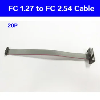 FC 1.27 mm na FC 2.54 mm kábel 20kolíkový 20p 10 cm 20 cm 30 cm 40