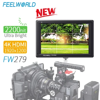 FEELWORLD FW279 7 Palcový Ultra Svetlé 2200nit na Fotoaparát Oblasti DSLR Monitor Full HD 1 920 x 1 200 4K Vstup HDMI Výstup Vysoký Jas