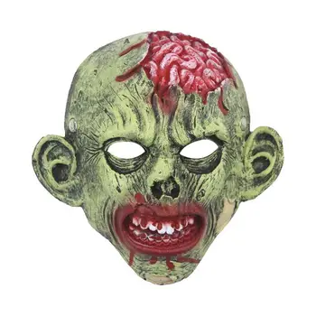 Halloween Tvár Zahŕňa Plnú Hlavu Zombie Horor Rozbité Hlavy, Maska na Halloween 3D Dospelých Tvár Strašidelné Kryt Pre Horor Dekor Masku na Tvár