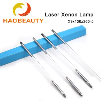 HaoBeauty Laser Xenónové svetlo X9x130x260-5mm Krátke Oblúkové Lampy Q-switch Nd Flash Pulzné Svetlo Pre YAG Vlákniny Zváranie, Rezanie