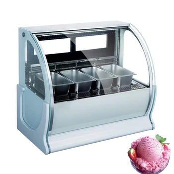 Ice Cream Displej Kabinetu Obchodné Ľadovej Kaše Kabinetu Pevného Ice Cream Predviesť 220V