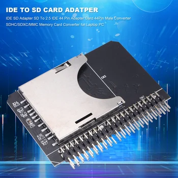 IDE SD Adaptér SD 2,5 IDE 44 Pinový Karty Adaptéra 44Pin Muž Converter SDHC/SDXC/MMC Pamäťovú Kartu Converter Pre Notebook PC