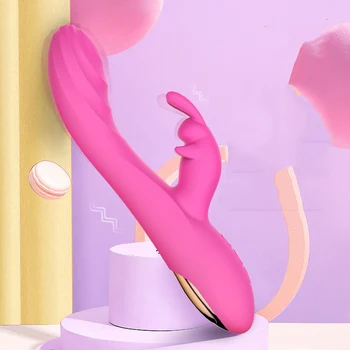 Klitorálny Stimulátor Rabbit Vibrátor pre Ženy Sexuálne Hračky, Hračky Dvojitý Vibrátor Ženská Masturbácia Masér Tovaru pre Dospelých 18