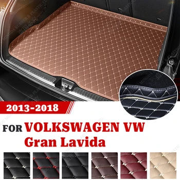 Kufri Mat Pre VOLKSWAGEN VW Gran Lavida 2013 2014 2015 2016 2017 2018 Vlastné Nepremokavé Cargo Líniové Boot Koberce