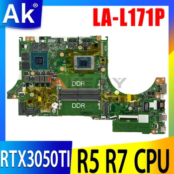 LA-L171P Pre Lenovo ideapad Herné 3-15ACH6 15.6 palcový Notebook Doska s R5 5600H R7-4800H CPU RTX3050Ti GPU 100% Testované
